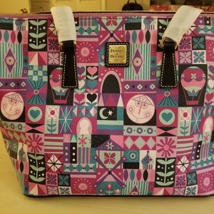 EUC Disney Dooney Small World large tote